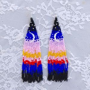 Crescent Moon Sunset Earrings